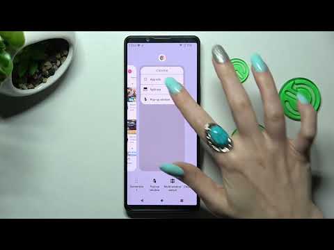 How to Use Split Screen of Sony Xperia 5 IV - Operate Split Screen View