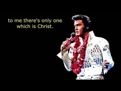 ELVIS PRESLEY TELLS FANS  JESUS CHRIST IS KING HD