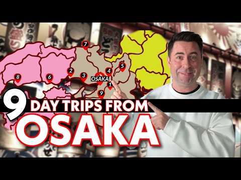 These 9 DAY TRIPS  from Osaka are EASY!  (Go beyond)