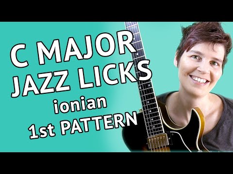 C Major Jazz Guitar Licks - Start Jazz Soloing with these Licks!