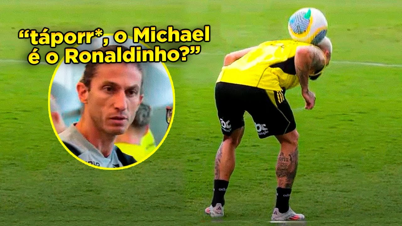 😂MICHAEL TÁ OUSADO DEMAIS NOS TREINOS! FILIPE LUIS REAGE A MICHAEL, TREINO DO FLA e MAIS!