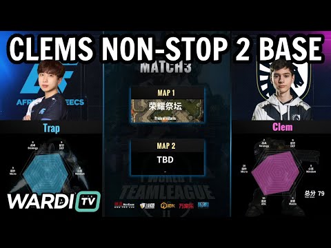 CLEMS INTENSE TWO BASE ALL IN! - Clem vs Trap (TvP) - World Team League Winter 2021 [StarCraft 2]