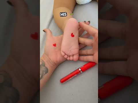 This Mom Made a Tiny Heart on Her Baby’s Foot ❤️
