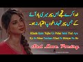 2 Line New Heartbroken One Side Love Sad Shayari | Urdu Shayari Love | Sad Poetry Heart Touching