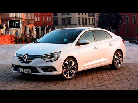 2017 Renault Megane Sedan White Exterior - Interior Design & Road Drive HD