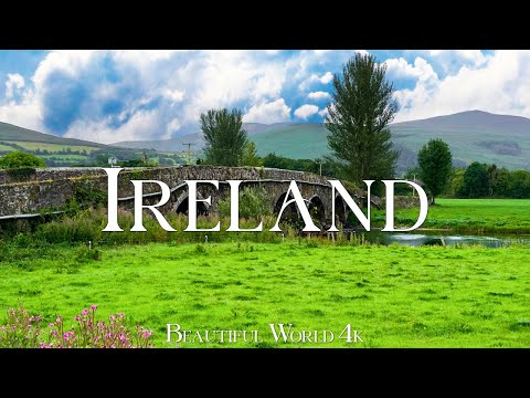 Ireland 4K – A Mystical Land of Emerald Hills and Rugged Coastlines – Piano Music
