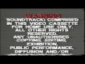 VHS Warning 1986