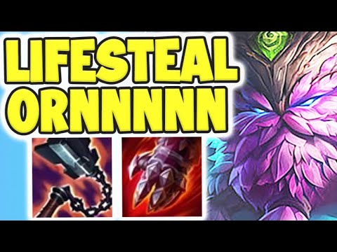 STOP BUILDING TANK ON ORNN! LIFESTEAL ORNN IS 100% UNFAIR! ORNN TOP GAMEPLAY! - League of Legends
