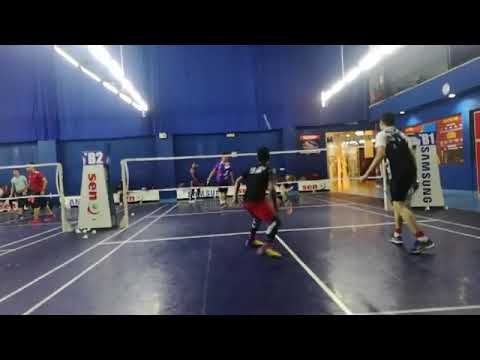 Badminton Muhibbah Team Men's Double Sparring - Hafiz Chan / Amri Vs Lutfi / Thaqif Nifail