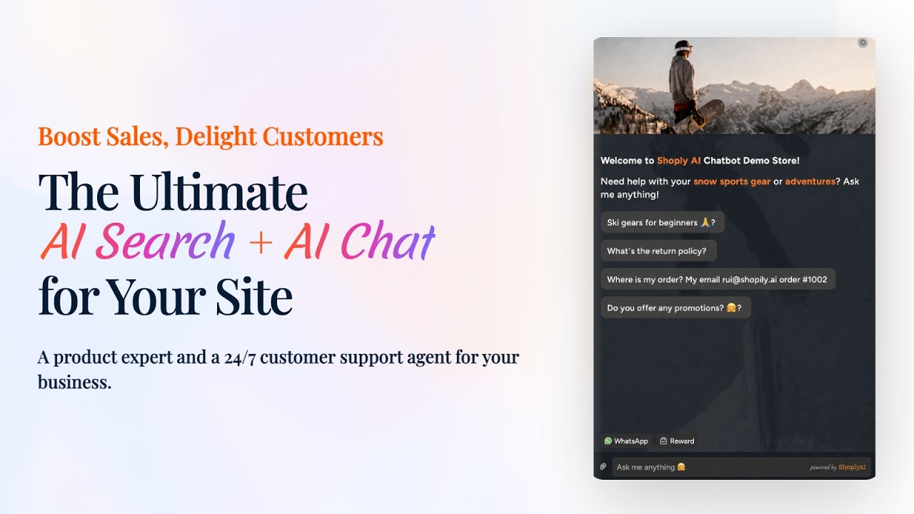 Einführung in Shoply AI Search + AI Chat