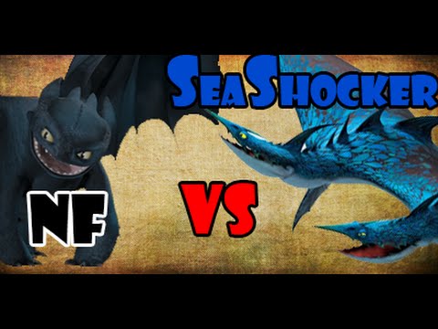 Night Fury vs Seashocker | SPORE