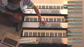 Video thumbnail for Three Remote SL 61 Keyboards as Step Sequencers by littlescale