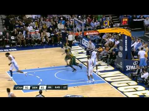 Paul Millsap 26 points 12 rebounds vs Denver Nuggets 1-15-12