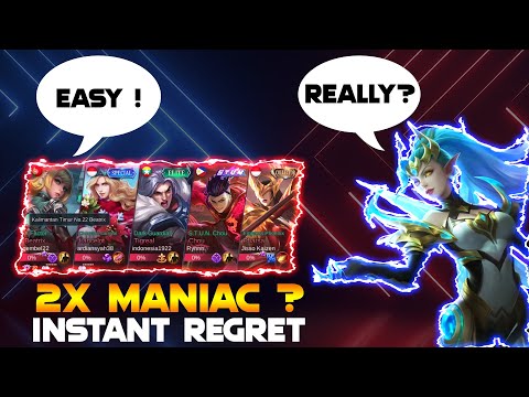 ENEMY TOO ARROGANT AFTER GETTING MANIAC | KARINA REVENGE 2X MANIAC | MOBILE LEGENDS | MLBB