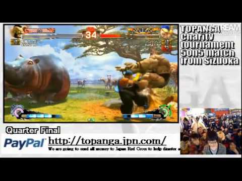 SSF4 AE: Itabashi Zangief (Zangief) vs banbaban (Yun) - TOPANGA Cup