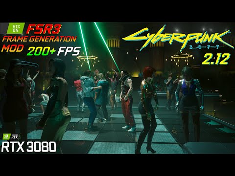 Cyberpunk 2077 Patch 2.12 | RTX 3080 | 4K 1440p Ray & Path Tracing FSR3 FG MOD