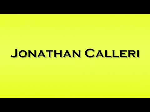 Pronunciation of Jonathan Calleri