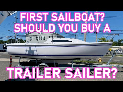 First Boat? Should You Buy A Trailer Sailer? - Ep 241 - Lady K Sailing