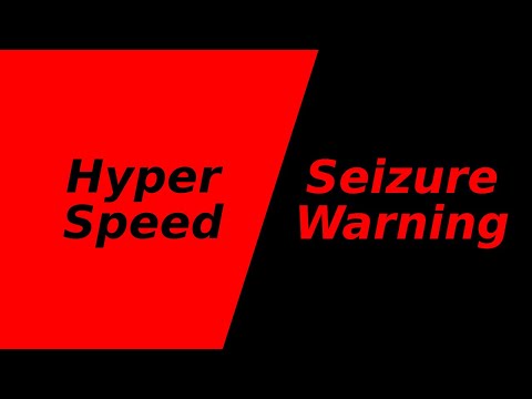 Hyper Speed Flashing Color Changing - Black Red Screen [1 Hour SEIZURE WARNING]