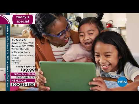 HSN | Electronic Connection featuring Amazon Fire Tablet 02.05.2022 - 04 PM