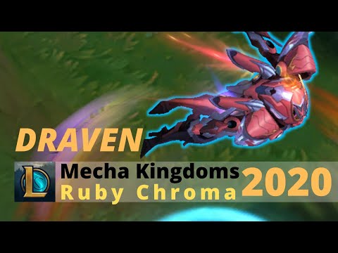 Mecha Kingdoms Draven Ruby Chroma 2020 - League Of Legends
