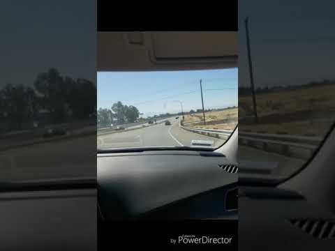 Driving timelapse:  CA-99 Southbound Olive Dr (Exit 28) to White Ln (Exit 21) in Bakersfield, CA