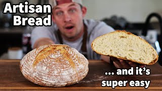 Easy No-Knead Artisan Bread in a Dutch Oven