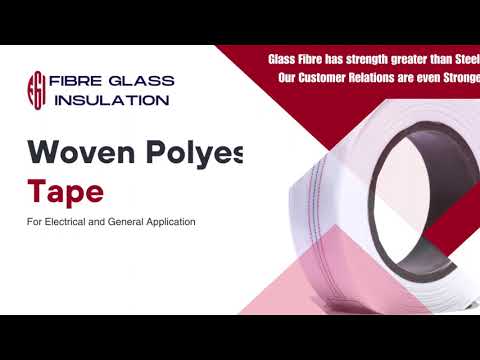 Woven polyester tape 0.13, 0.18, 0.2, 0.25, 0.4 mm plain, tw...