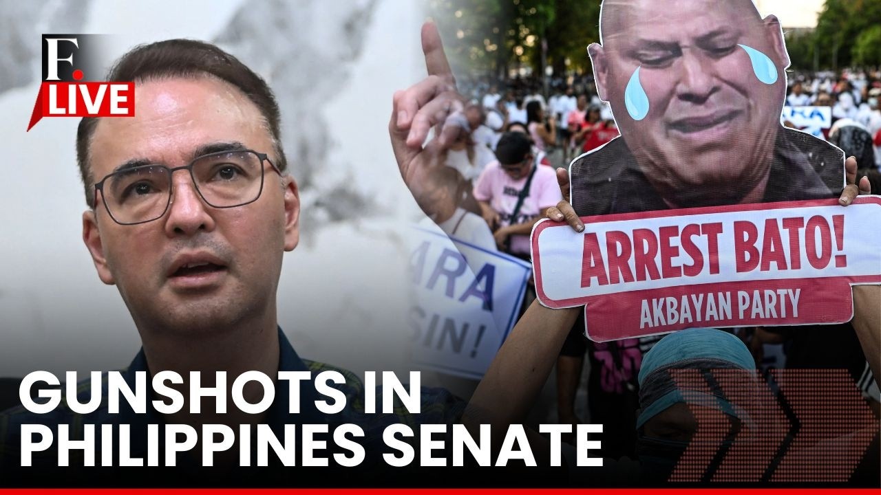 Philippines Shooting LIVE: Senate President Holds Presser on Senate Shooting on Sen. Rosa's Arrest