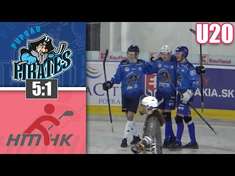 HK IMS-EAST Popradskí Piráti U20 - HMHK Bauska Vranov nad Topľou U20 [HIGHLIGHTS]