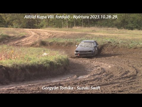 Gorgyán Tomika - Suzuki Swift Alföld Kupa VIII. forduló - Nyírtura 2023.10.28-29.