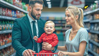 UNA JOVEN HUMILDE AYUDÓ A UN PADRE SOLTERO EN EL SUPERMERCADO, SIN SABER QUE ERA MILLONARIO Y...