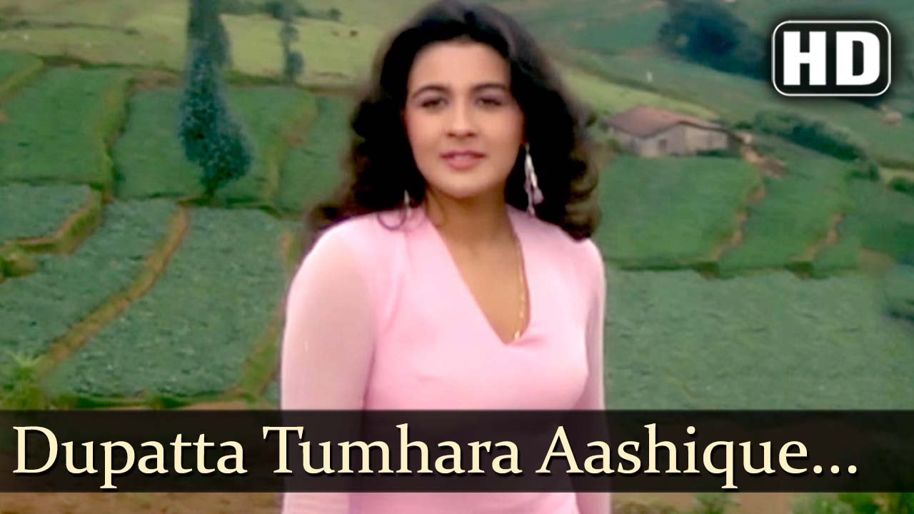 Dupatta Tumhara Aashik Minaj Hai Lyrics | Karamdaata | Shabbir Kumar | Anu Malik