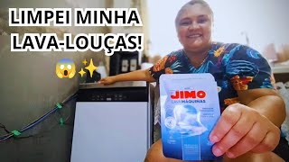 LIMPEZA COMPLETA NA LAVA-LOUÇAS ELECTROLUX LL14! ✨ Usei as Pastilhas da JIMO e Olha o Resultado!😱