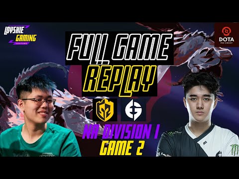 BLACK N YELLOW vs EVIL GENIUSES Full Game Replay Game 2 | DPC NA DIVISION 1 WINTER TOUR 2021/ 2022