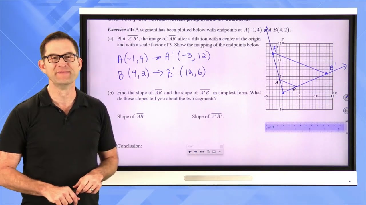 N-Gen Math Geometry.Unit 7.Lesson 2.Dilations in the Coordinate Plane