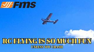 Great Day To The Fly The Beautiful FMS Cessna This Is Such A Great Plane