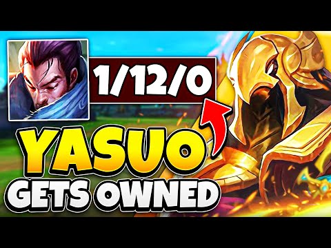 MAKING THE ENEMY MID REGRET LOCKING IN YASUO (HARD COUNTER YASUO WITH AZIR!)