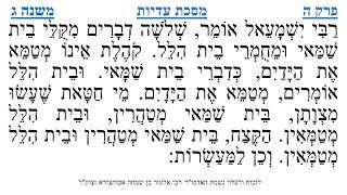 מסכת עדיות פרק ה משנה ג