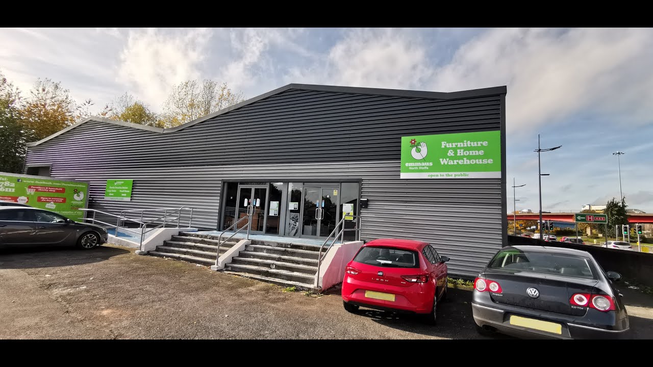 Watch video Emmaus Furniture & Home Warehouse - Stoke-on-Trent - 60 second tour Now Emmaus Furniture & Home Warehouse - Stoke-on-Trent - 60 second tour