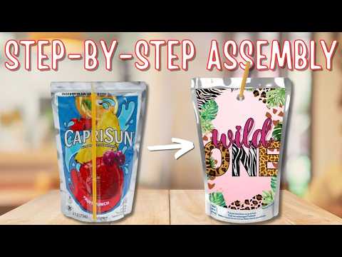 The EASIEST Tutorial for EYE-CATCHING Juice Pouches