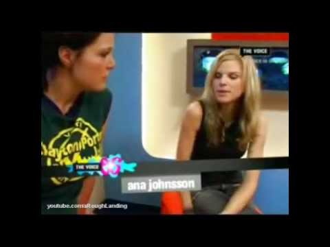 Ana Johnsson - Interview at The Voice 2005