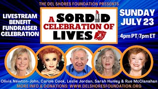 &quot;A SORDID CELEBRATION OF LIVES&quot; STREAM 7/23 4pm Pacific/7pm Eastern