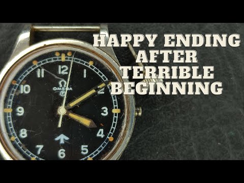 Successful rebuilding ,extremely damaged vintage omega 2777-1 SC cal 283