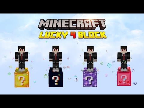 100 Hari di Minecraft Lucky 4 Block
