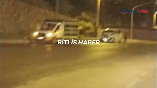 Bitlis'te Batarya Kavşağı'nda Kaza Meydana Geldi