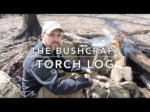 The Swedish Fire Torch | The Bushcraft Torch Log