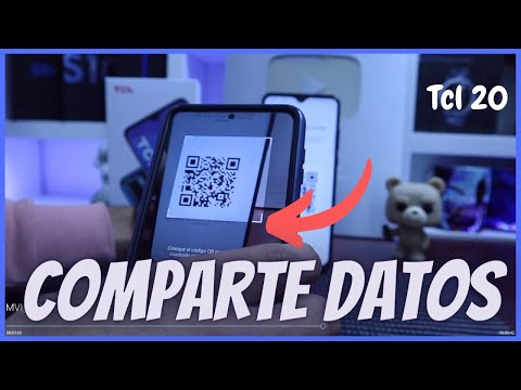 ✔ COMO Compartir Datos con clave o 𝗖𝗼́𝗱𝗶𝗴𝗼 𝗤𝗥 en TCL 20 SE