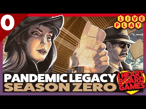 Pandemic Legacy Season 0, 4p playthrough | #0 | Prologue | We Begin!