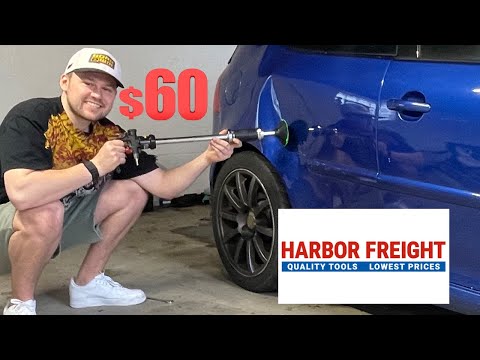 Harbor Freight Pneumatic Dent Puller Test - MK5 R32